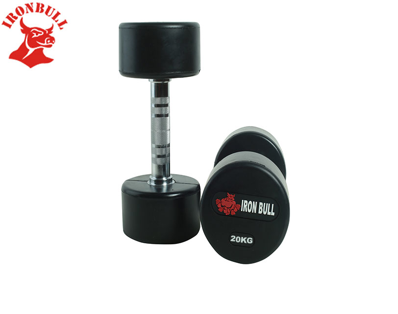 Rubber Dumbbel with IRONBULL LOGO 20KG-100320