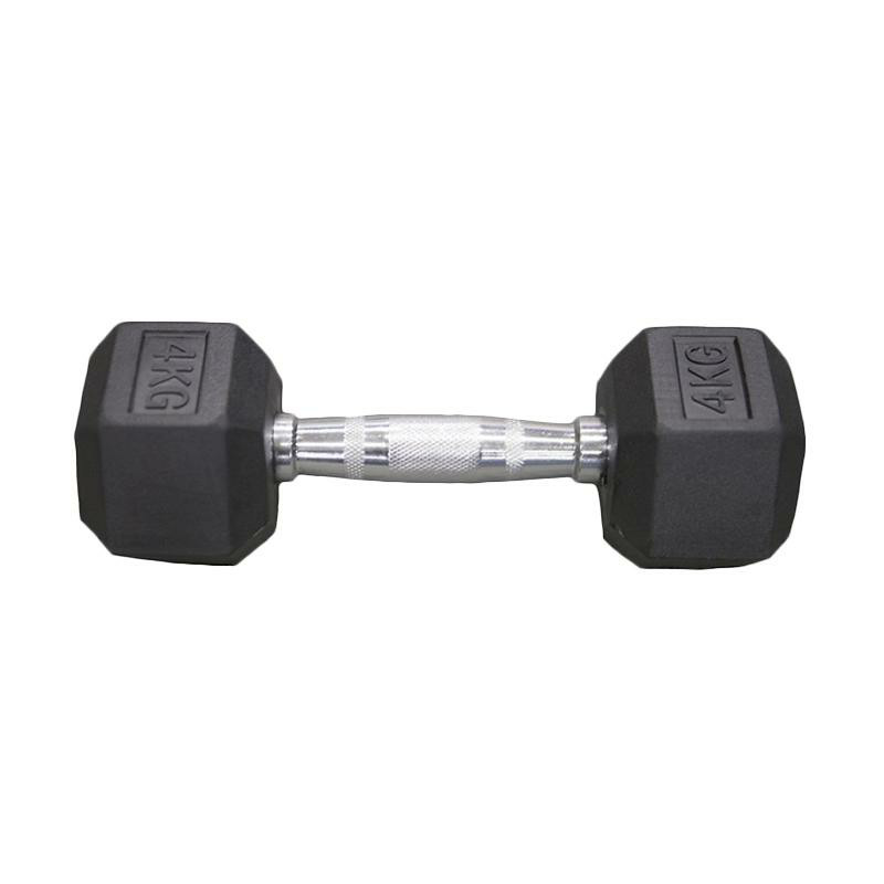 Dumbell Hexagonal 4kg Lapis Karet